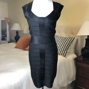 French Connection black bodycon dress